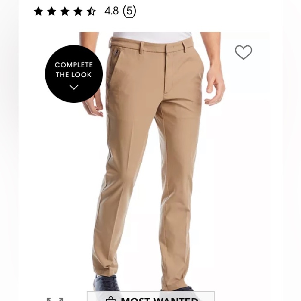 Men's Hugo Boss Kaito Slim Fit Chino Pants - Tannish-Grey 42R
